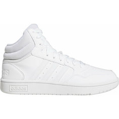 Кеды adidas Hoops 3.0 Mid, полнота F, размер 4 UK, белый