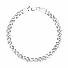 Браслет Diamant online, серебро, 925 проба, длина 18 см.