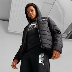 Куртка PUMA ESS Hooded Padded, размер 140-146, черный