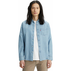 Рубашка Levis Men Sunset 1 Pocket Standard Fit Shirt, размер XS, голубой Levis®