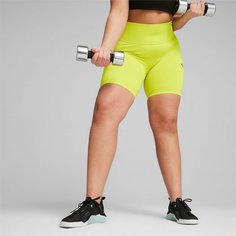 Велосипедки PUMA Shapeluxe Seamless, размер XS, зеленый