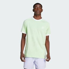 Футболка спортивная adidas Originals Adicolor Classics 3-Stripes Tee, размер XL, semi green spark