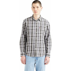 Рубашка Levis Men Classic 1 Pocket Standard Fit Shirt, размер S, серый/белый Levis®