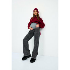 Джинсы палаццо PREGGY для беременных, утепленные, размер M, серый
