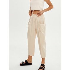 Брюки шаровары MaDii Брюки в стиле бохо, размер M, light beige