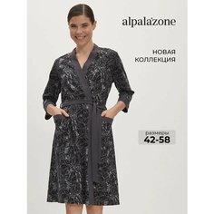 Халат alpalazone, размер 50, серый
