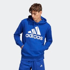Толстовка спортивная adidas Essentials French Terry Big Logo Hoodie, размер XL, , semi lucid blue