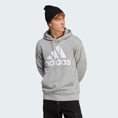 Худи спортивное adidas Essentials French Terry Big Logo, размер XL, , medium grey heather