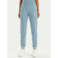 Брюки спортивные EA7 EMPORIO ARMANI, размер XS, синий