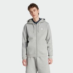 Худи спортивное adidas Originals Trefoil Essentials Full-Zip, размер XL, , серый