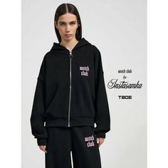 Толстовка ТВОЕ Witch club by Instasamka, размер 42, , черный