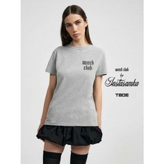 Футболка ТВОЕ Witch club by Instasamka, размер 50, серый