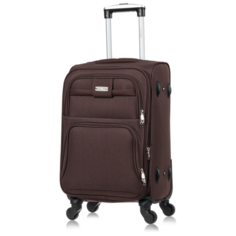 Чемодан Lcase Barcelona, 39 л, размер S, кофейный