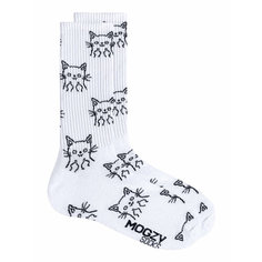 Носки MOGZY, размер 36-40, белый/серый