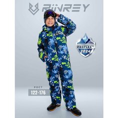 Комбинезон RINREY MSOVB06-1Blu, размер 152, , синий/зеленый