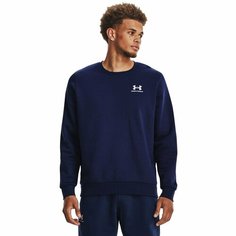 Свитшот спортивный Under Armour Essential Fleece Crew, размер XS, , синий