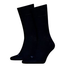 Носки PUMA Men Classic Piquee Socks, комплект, 2 пары, размер 43-46, черный/синий