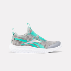 Кроссовки Reebok RUSH RUNNER SLIP-ON, размер 13i US, серый/зеленый/белый