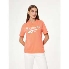 Футболка спортивная Reebok Identity Big Logo, размер S, оранжевый
