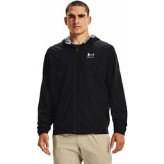 Куртка спортивная Under Armour Sportstyle Windbreaker, размер MD, черный/белый