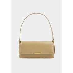 Сумка Mario Berlucci, фактура гладкая, бежевый