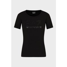 Футболка спортивная EA7 EMPORIO ARMANI, размер L, черный