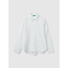 Рубашка UNITED COLORS OF BENETTON, размер 130, белый