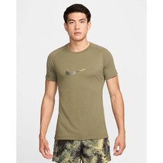 Футболка NIKE Flex Rep Mens Dri-FIT Short-Sleeve Fitness Top, размер L, светло-зеленый