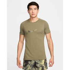 Футболка NIKE Flex Rep Mens Dri-FIT Short-Sleeve Fitness Top, размер S, светло-зеленый