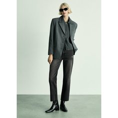 Джинсы MANGO, размер 46 EU, Черный деним