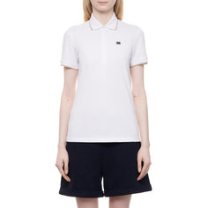 Поло спортивное EA7 EMPORIO ARMANI, размер S, белый