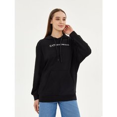 Худи спортивное EA7 EMPORIO ARMANI, размер XXL, , черный