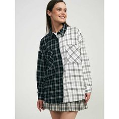 Рубашка ТВОЕ, размер XS, черный/белый