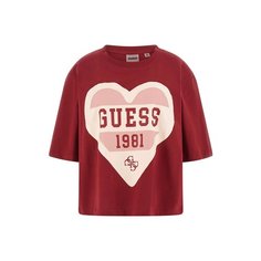 Футболка GUESS, размер M, красный