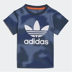 Футболка adidas Originals Originals, размер 80, Crew Blue / Multicolor / App Solar Red