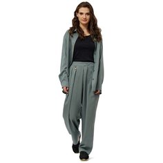 Брюки классические DIMMA fashion studio, размер 44, бирюзовый