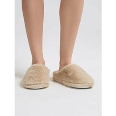 Тапочки ТВОЕ, размер 35-36, бежевый