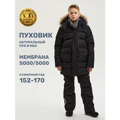 Пуховик NIKASTYLE, размер 152, черный