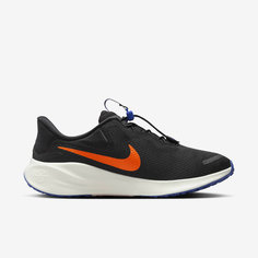Кроссовки NIKE Revolution 7 EasyOn, размер 8.5 US, Black/Astronomy Blue/Sail/Hyper Crimson