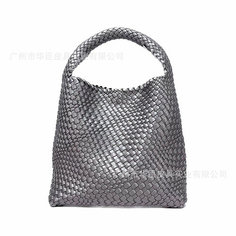 Сумка тоут , серебристый Нет бренда