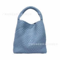 Сумка тоут , небесно-голубой Нет бренда