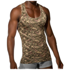 Майка Doreanse Camouflage, размер XL, зеленый камуфляж