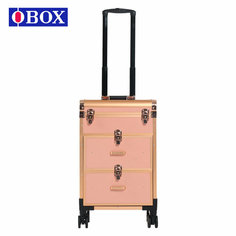 Косметичка OBOX, , розовое золото