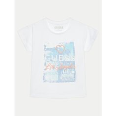 Футболка GUESS, размер 12 мес, белый