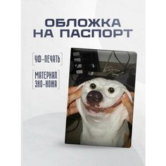 Обложка для паспорта STICKERBOSS, красный