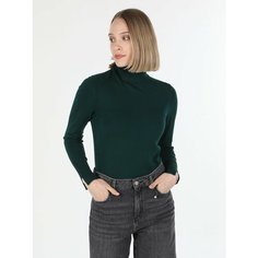 Водолазка COLINS, размер XS, , зеленый