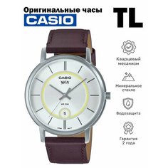 Наручные часы CASIO Collection, коричневый/белый