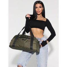 Сумка спортивная Capline, 15 л, 21х22х50 см, ручная кладь, хаки