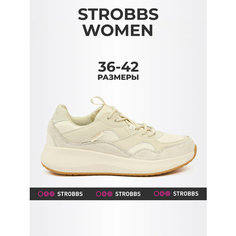 Кроссовки STROBBS, размер 40, бежевый