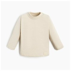 Лонгслив Крошка Я, размер 74-80, молочный